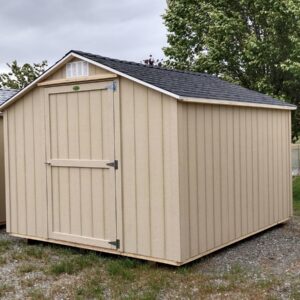 10 x 12 Standard Ranch shed in Almond