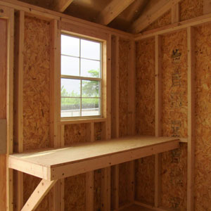 Shed Workbench with Window