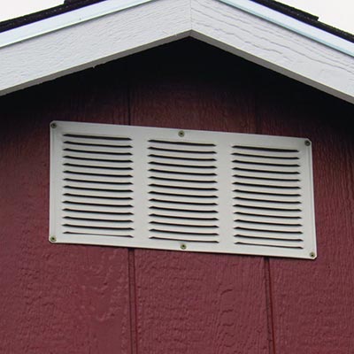 Gable end wall vent