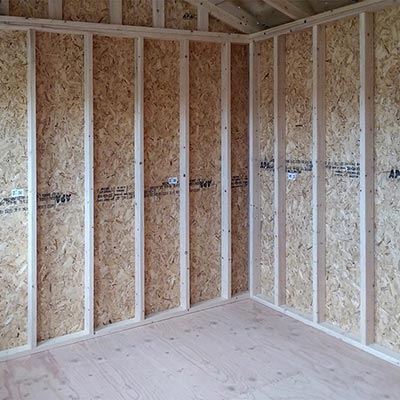 Premium Shed Wall Construction