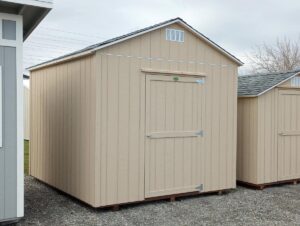 10x12 Standard Ranch shed with 8' walls