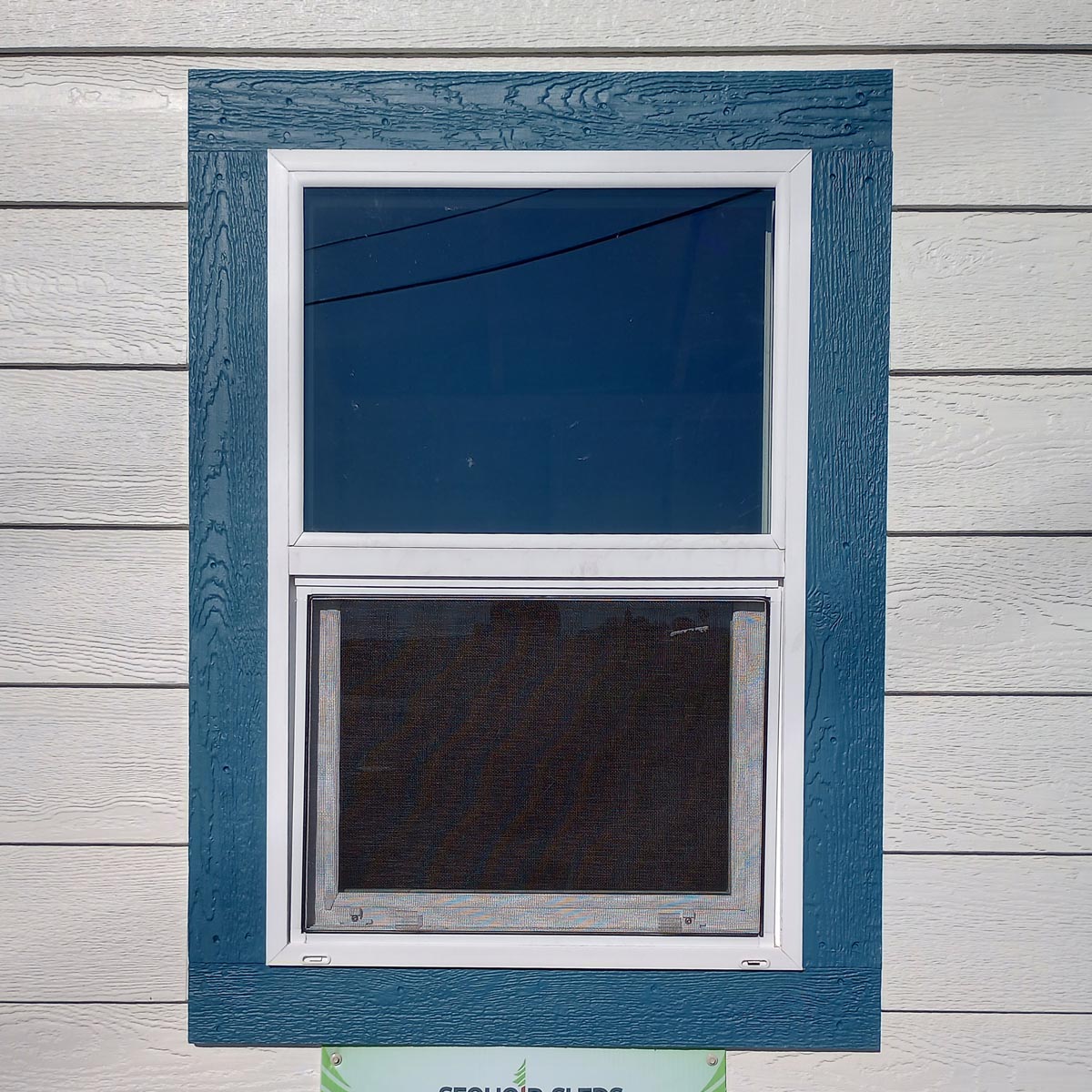 dual pane window square