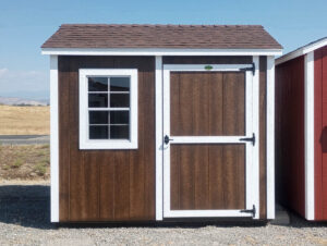 8x10 stained Ranch shed