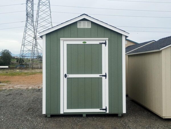 8 x 12 Premium Ranch Shed with front door